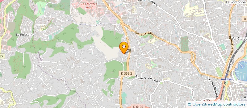 localisation de l'entreprise RYM IMMO à ANTIBES