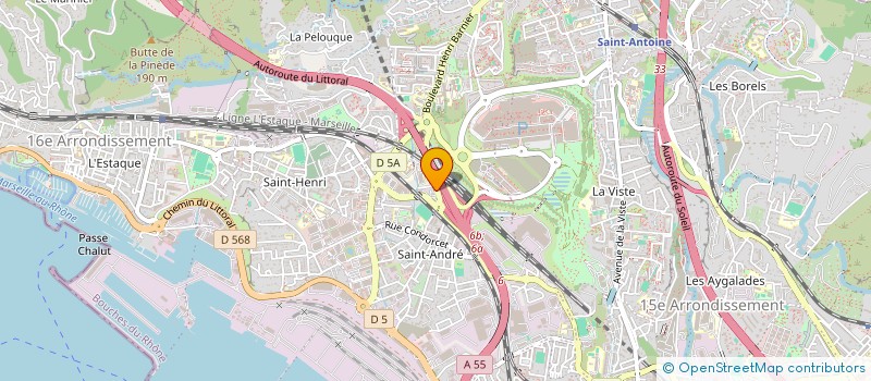 localisation de l'entreprise RYM PRODUCTS à MARSEILLE