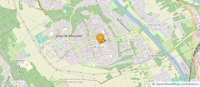 localisation de l'entreprise RYMA HOLDING  JOUY-LE-MOUTIER