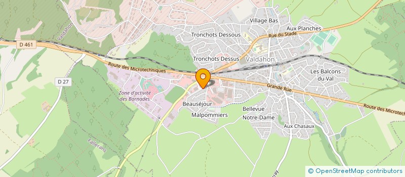 localisation de l'entreprise RYMOGO  VALDAHON