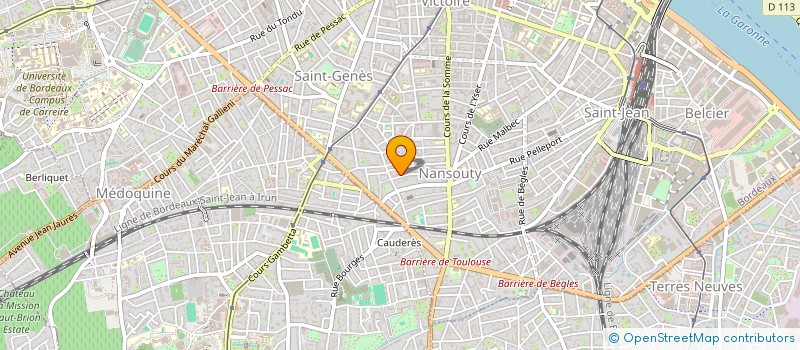 localisation de l'entreprise RYNQUE  BORDEAUX