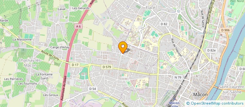 localisation de l'entreprise RYON ANALYSE POSTURE ET SPORT à CHARNAY-LES-MACON