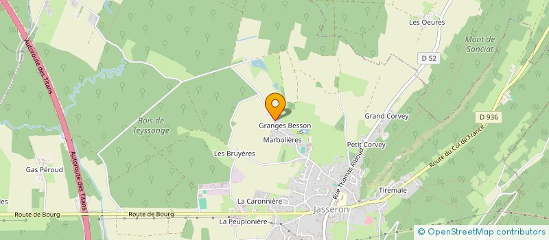 localisation de l'entreprise RYOT01  JASSERON