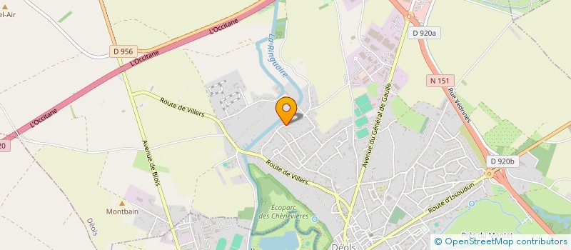 localisation de l'entreprise RYPTOSPACE à DEOLS
