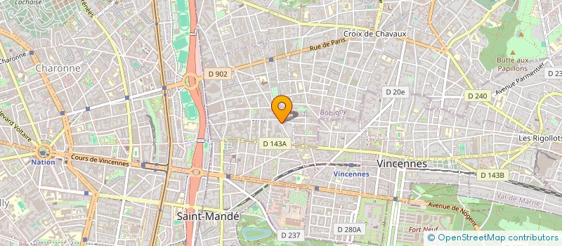 localisation de l'entreprise RYS EURL à MONTREUIL