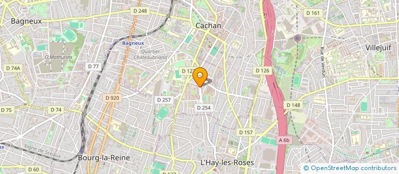 localisation de l'entreprise RYSA 2  CACHAN