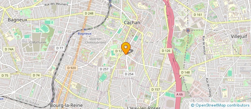 localisation de l'entreprise RYSA  CACHAN