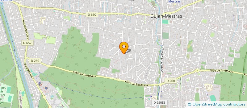 localisation de l'entreprise RYSACRI  GUJAN-MESTRAS