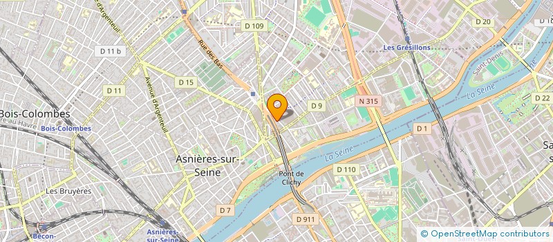 localisation de l'entreprise RYSE FORMATION à GENNEVILLIERS