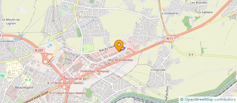 localisation de l'entreprise RYSER SAS à PUILBOREAU