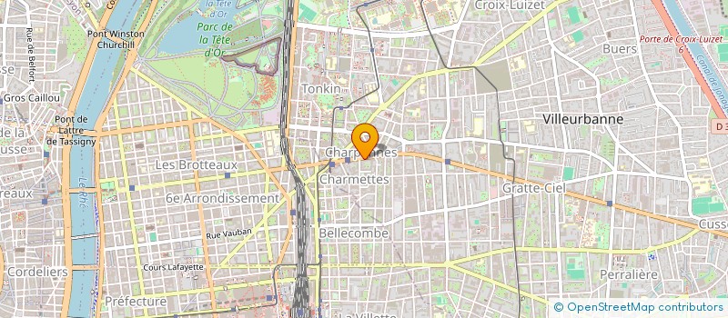 localisation de l'entreprise RYSN HOLDING  VILLEURBANNE