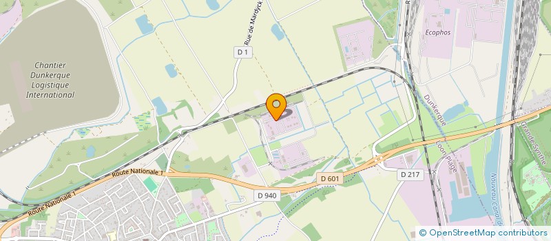 localisation de l'entreprise RYSSEN ALCOOLS  LOON-PLAGE