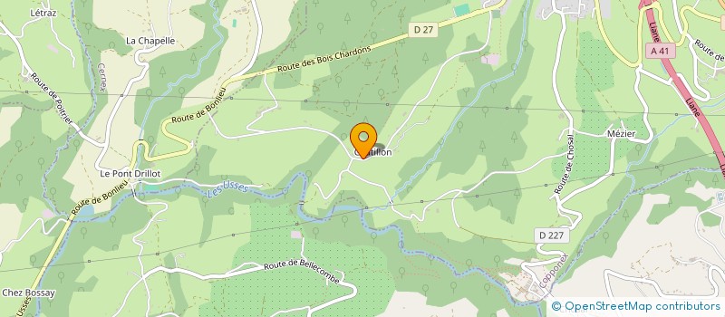 localisation de l'entreprise RYSTRAT  COPPONEX