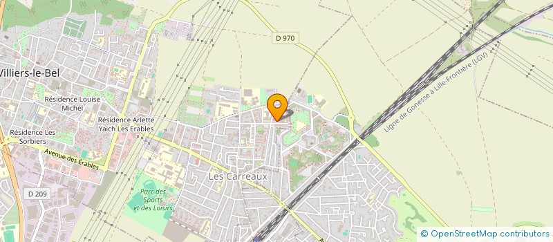 localisation de l'entreprise RYTANDCO  VILLIERS-LE-BEL