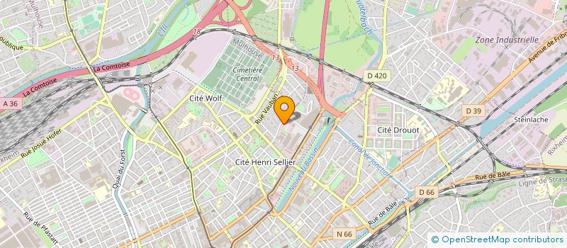 localisation de l'entreprise RYTEC ECOVIS  MULHOUSE