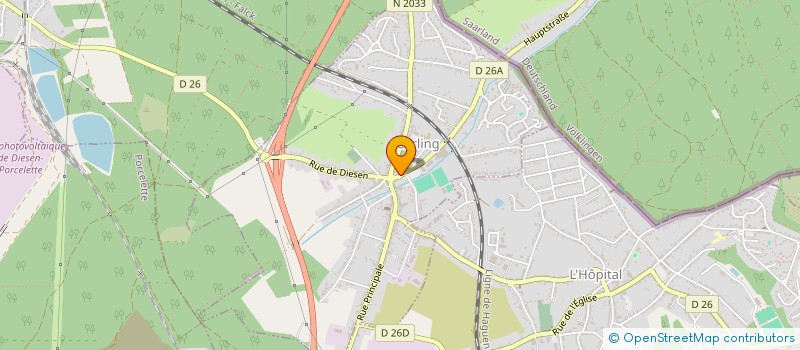 localisation de l'entreprise RYTHM AND GYM  CARLING