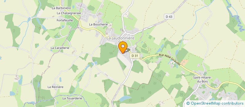 localisation de l'entreprise RYTHM AND MOUV  LA JAUDONNIERE