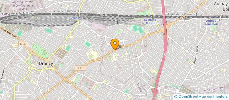 localisation de l'entreprise RYTHM & MOVE à LE BLANC-MESNIL