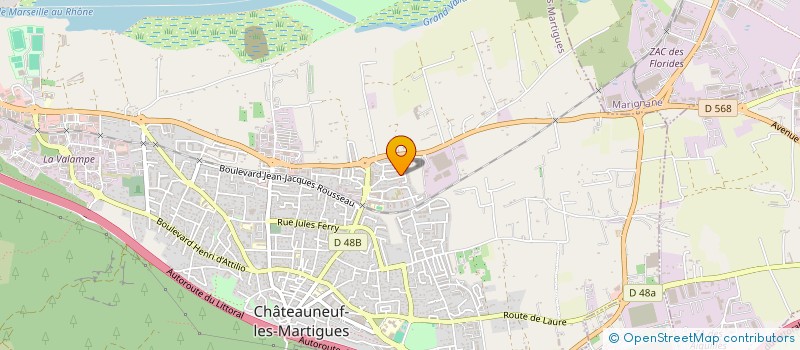 localisation de l'entreprise RYTHM N CORE PRODUCTIONS à CHATEAUNEUF-LES-MARTIGUES