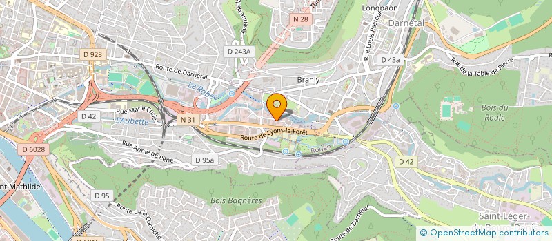 localisation de l'entreprise RYTHM N' FOOD ROUEN ESPACE DU PALAIS à ROUEN