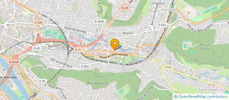 localisation de l'entreprise RYTHM N' FOOD ROUEN SAINT-SEVER à ROUEN