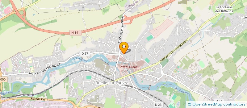 localisation de l'entreprise RYTHM N POINTES à RUELLE-SUR-TOUVRE