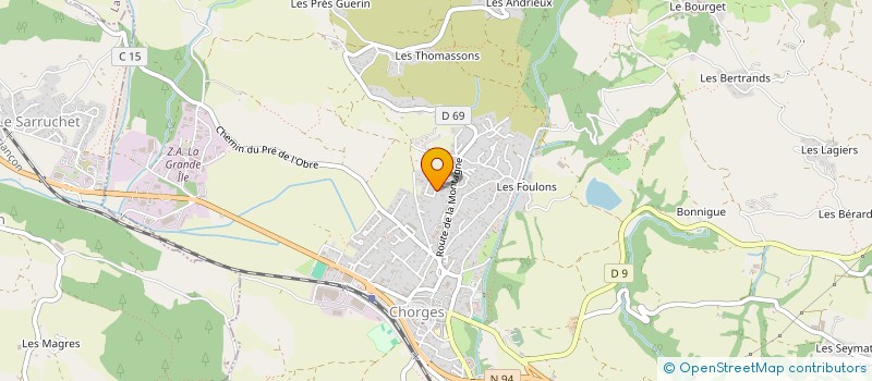 localisation de l'entreprise RYTHM O TAWAH à CHORGES