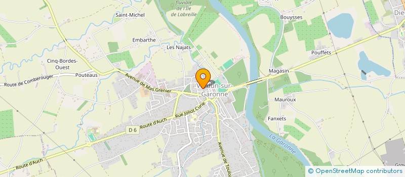 localisation de l'entreprise RYTHM'ON SELVE  BOUILLAC