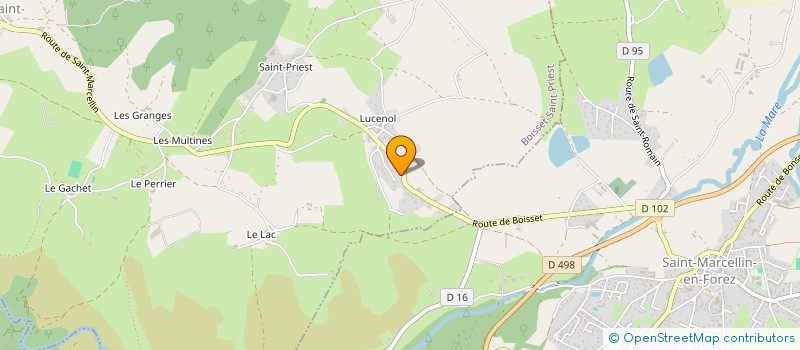 localisation de l'entreprise RYTHM'ZUMB  BOISSET-SAINT-PRIEST