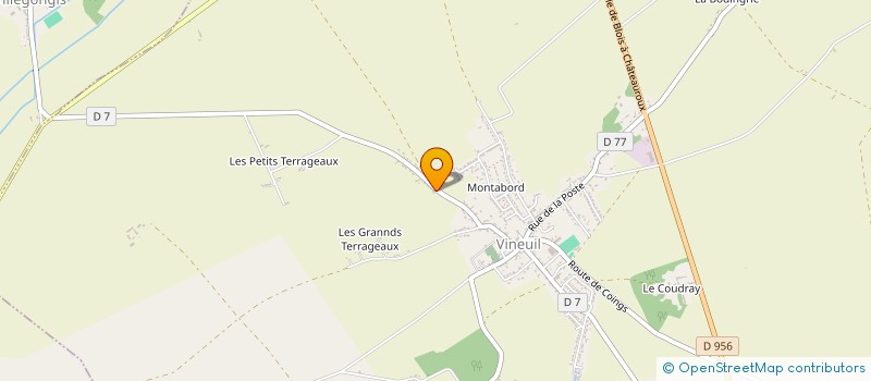 localisation de l'entreprise RYTHMATTITUDE à VINEUIL