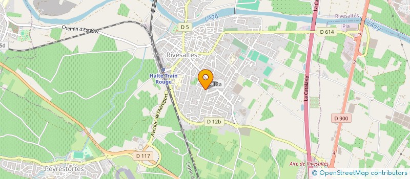 localisation de l'entreprise RYTHME & DANSE  RIVESALTES