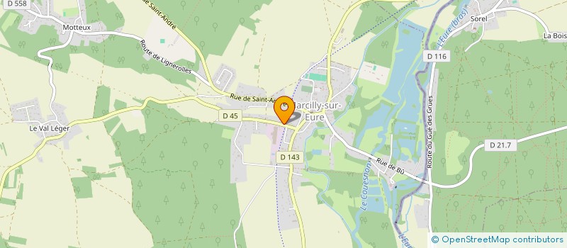 localisation de l'entreprise RYTHME EN SCENE  MARCILLY-SUR-EURE