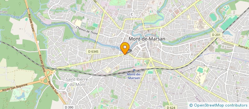 localisation de l'entreprise RYTHME ESPOIR à MONT-DE-MARSAN