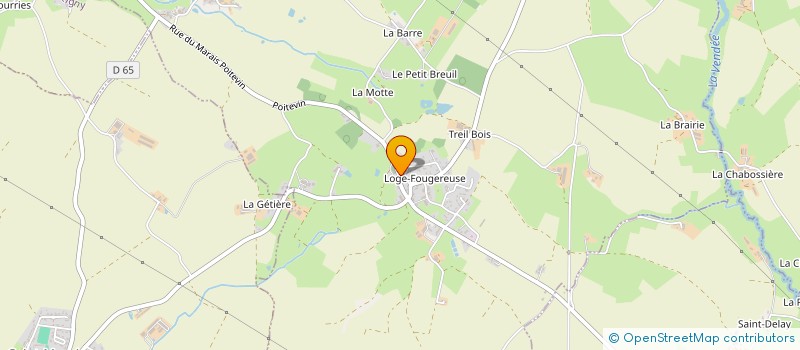 localisation de l'entreprise RYTHME ET GYM  LOGE-FOUGEREUSE