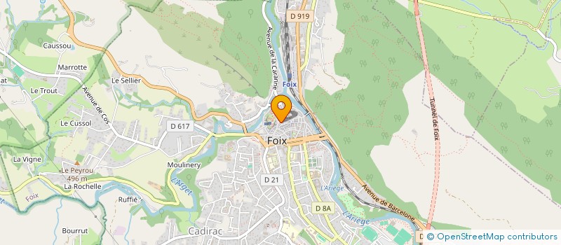 localisation de l'entreprise RYTHME ET PAILLETTES à FOIX