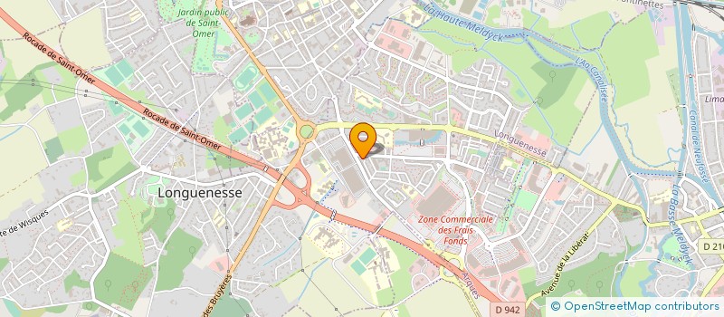localisation de l'entreprise RYTHME JAZZ ET CULTURE à LONGUENESSE