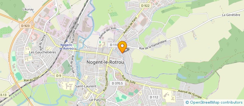localisation de l'entreprise RYTHME ORIENTAL NOGENTAIS à NOGENT-LE-ROTROU