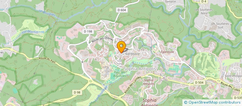 localisation de l'entreprise RYTHME & SENS  VALBONNE