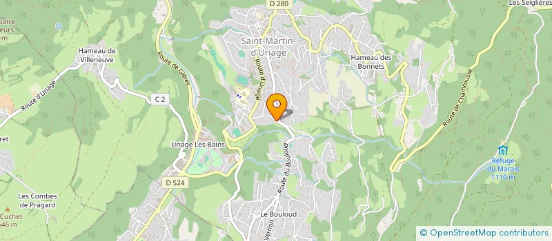 localisation de l'entreprise RYTHMEMPOWER  SAINT-MARTIN-D'URIAGE