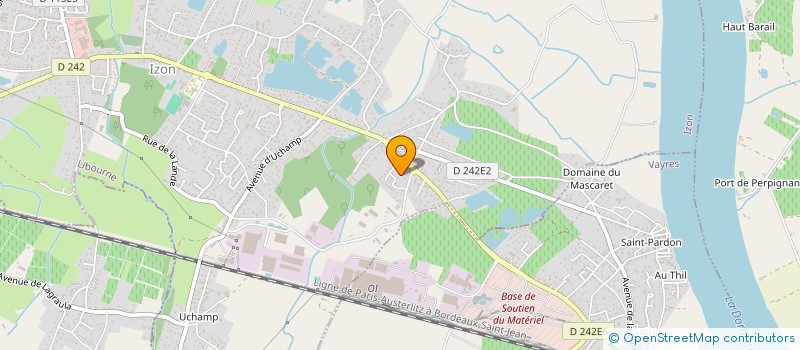 localisation de l'entreprise RYTHMES & CLAIRE  IZON