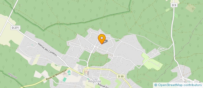 localisation de l'entreprise RYTHMES ET COULEURS DU VERDON à REGUSSE