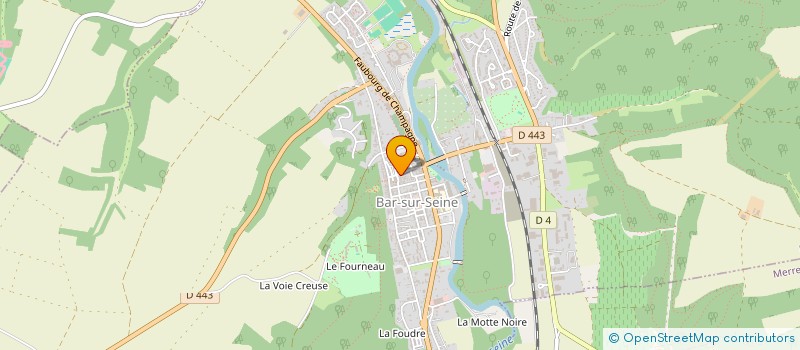 localisation de l'entreprise RYTHMES ET MAROTTES  BAR-SUR-SEINE