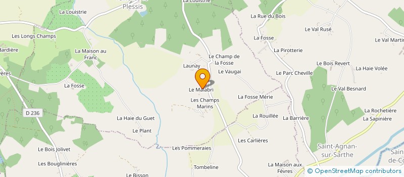 localisation de l'entreprise RYTHMIC DANSE à COURTOMER