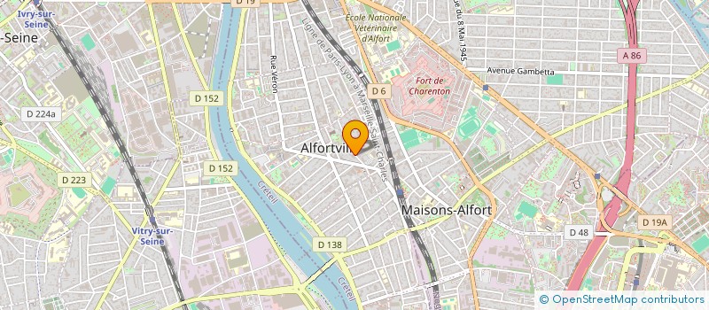 localisation de l'entreprise RYTHMIK à ALFORTVILLE
