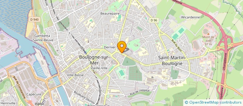 localisation de l'entreprise RYTHMIQUES DU PAS-DE-CALAIS à BOULOGNE-SUR-MER