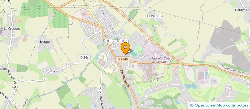 localisation de l'entreprise RYTHMIX'PAM  PONT-A-MARCQ