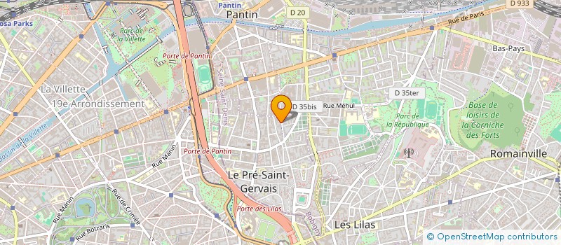 localisation de l'entreprise RYTHMOS DA BAHIA à LE PRE-SAINT-GERVAIS