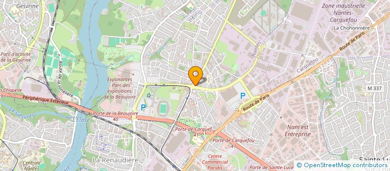 localisation de l'entreprise RYTHMX  NANTES