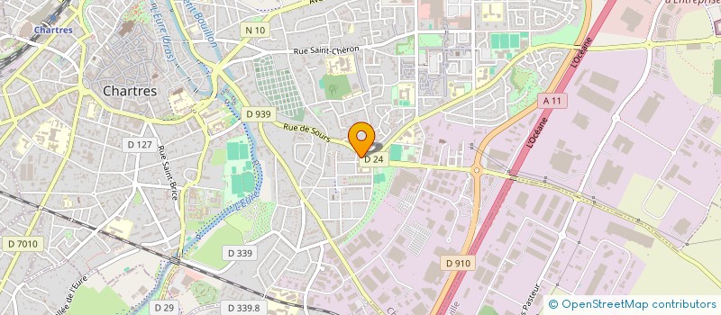 localisation de l'entreprise RYTMES ET SONS EN EDUC POP FORMER ACCOMPAGNER à CHARTRES
