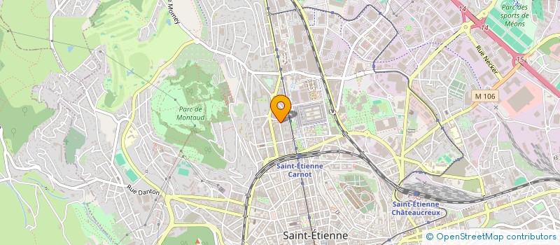 localisation de l'entreprise RYVERANCE à SAINT-ETIENNE
